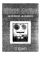 Teac A-5300-A-5500 - Service-Manual 
